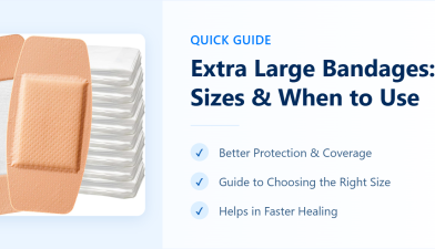 Extra Large Bandages for Wounds