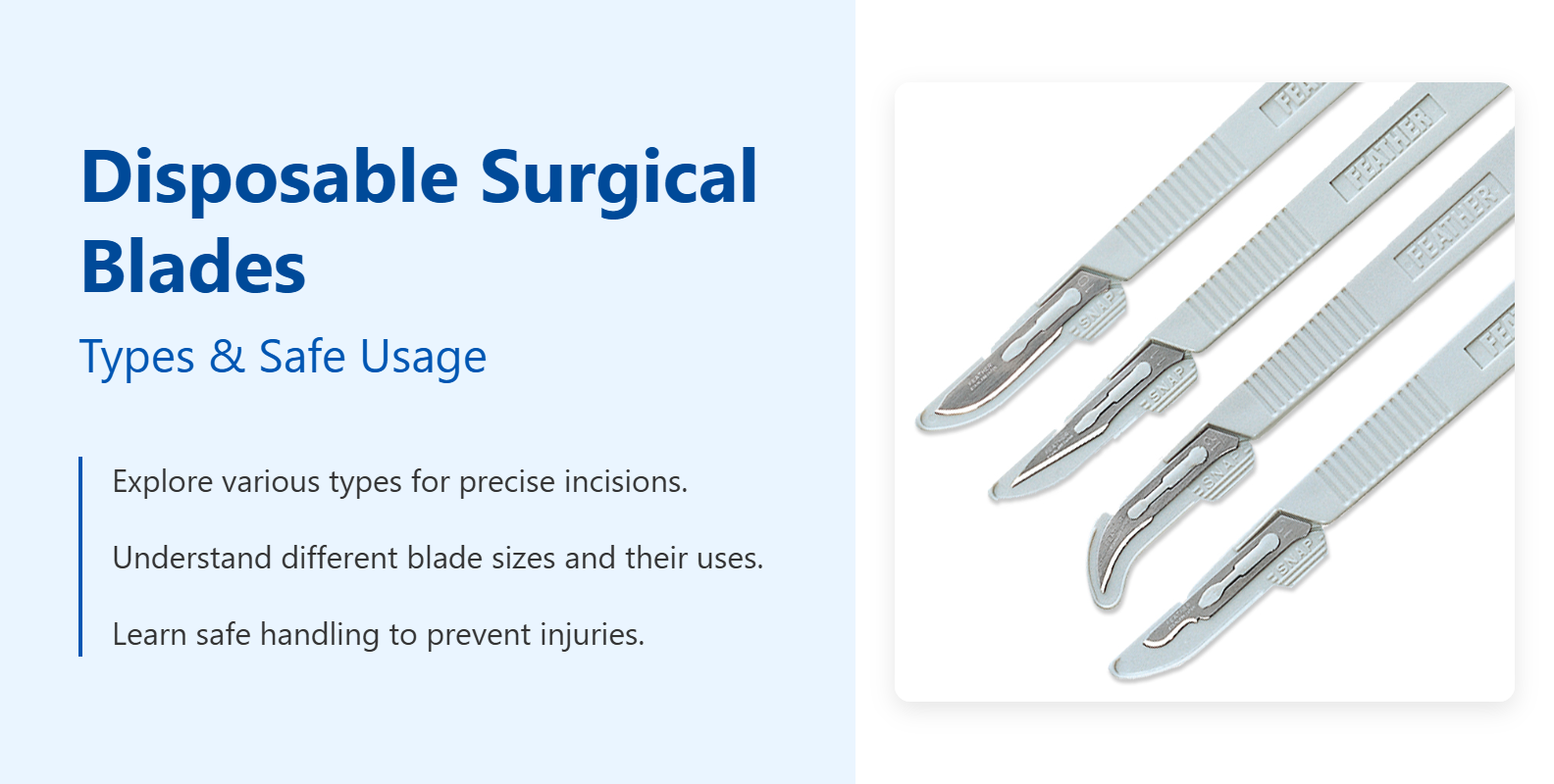 Disposable Surgical Blades Types