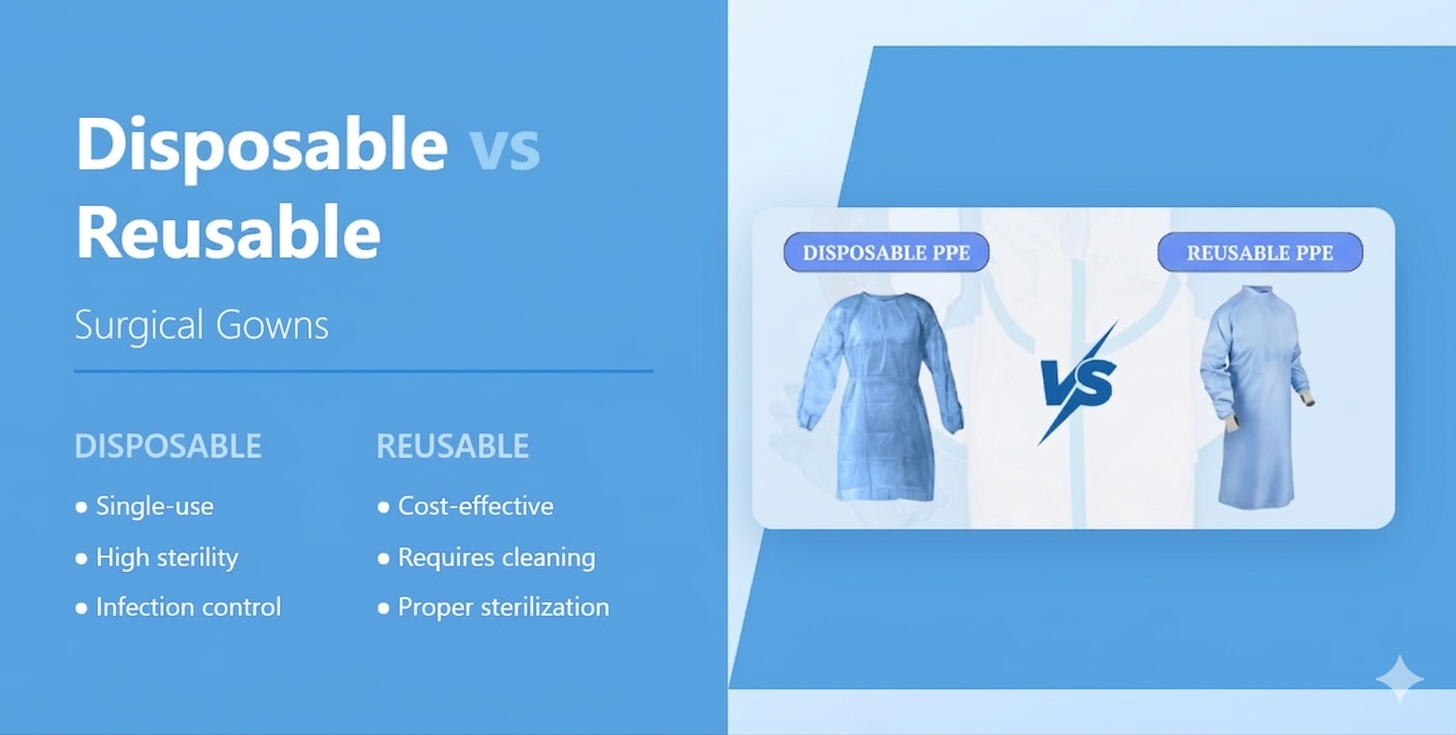Disposable vs Reusable Surgical Gowns