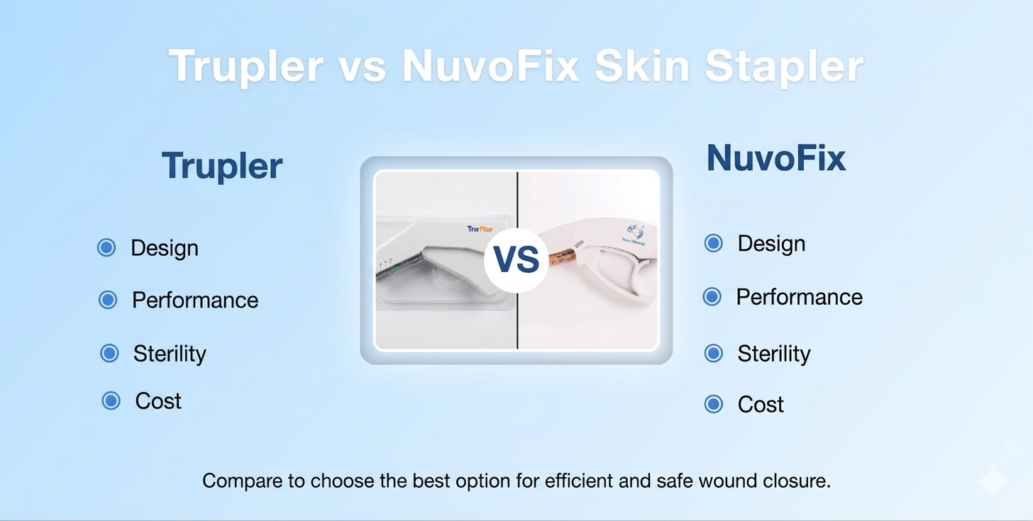 Trupler vs NuvoFix Skin Stapler