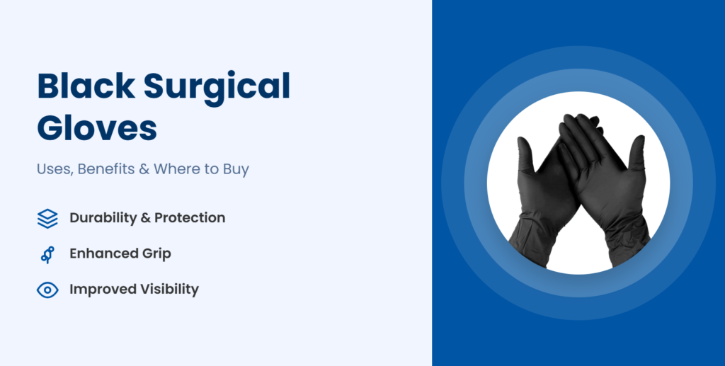 Black Surgical Gloves