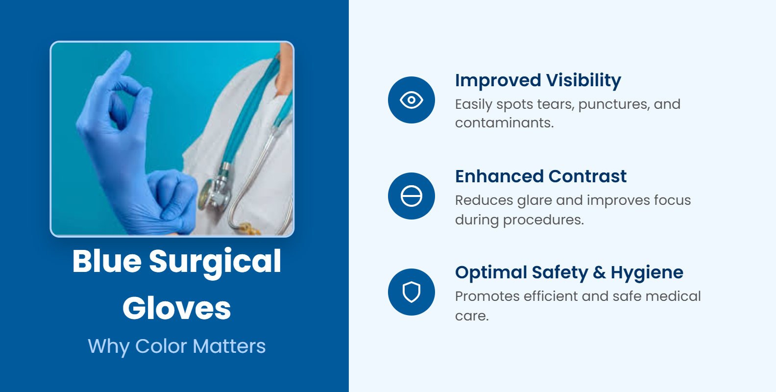 Blue Surgical Gloves