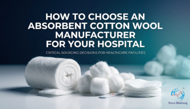 Premium editorial photograph for the Nuvo Medsurg article "How to Choose an Absorbent Cotton Wool Manufacturer for Your Hospital".