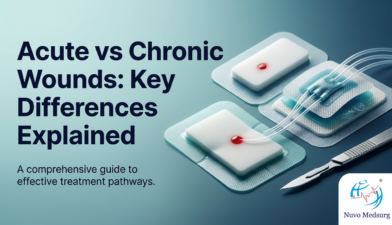 Premium editorial photograph for the Nuvo Medsurg article "Acute vs Chronic Wounds: Key Differences Explained".