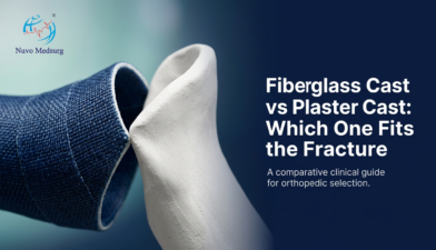 Premium editorial photograph for the Nuvo Medsurg article "Fiberglass Cast vs Plaster Cast: Which One Fits the Fracture".