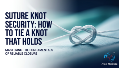 Premium editorial photograph for the Nuvo Medsurg article "Suture Knot Security: How to Tie a Knot That Holds".